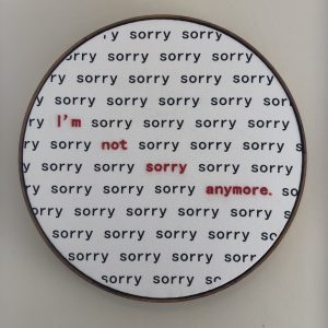Artwork image: I'm not sorry anymore (Front view)