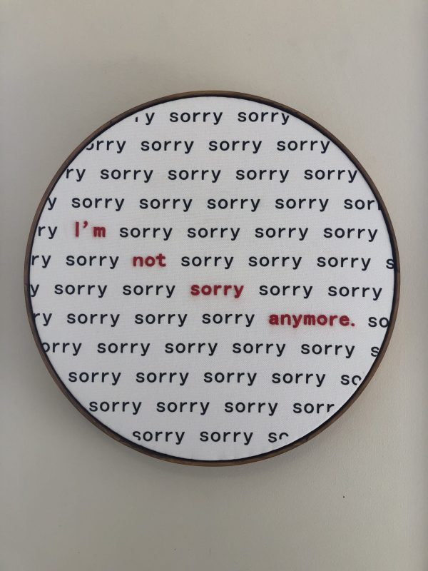 Artwork image: I'm not sorry anymore (Front view)