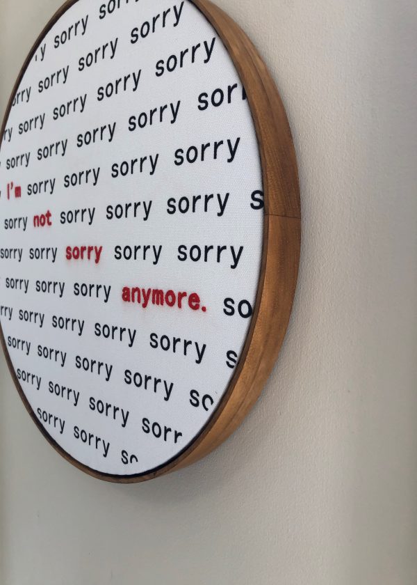 Artwork image: I'm not sorry anymore (sideview)