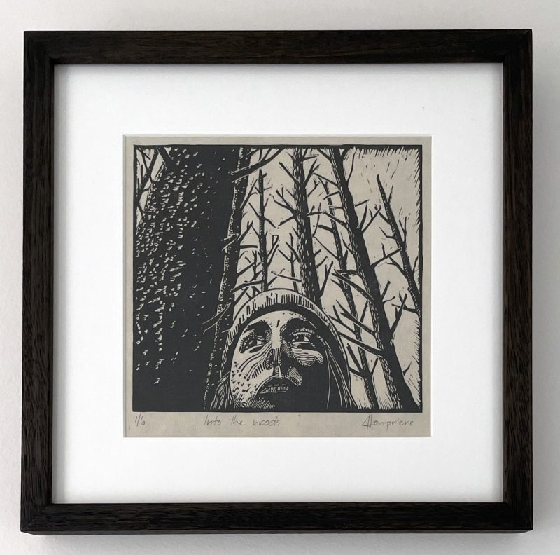 Artwork image - Frame girl trees