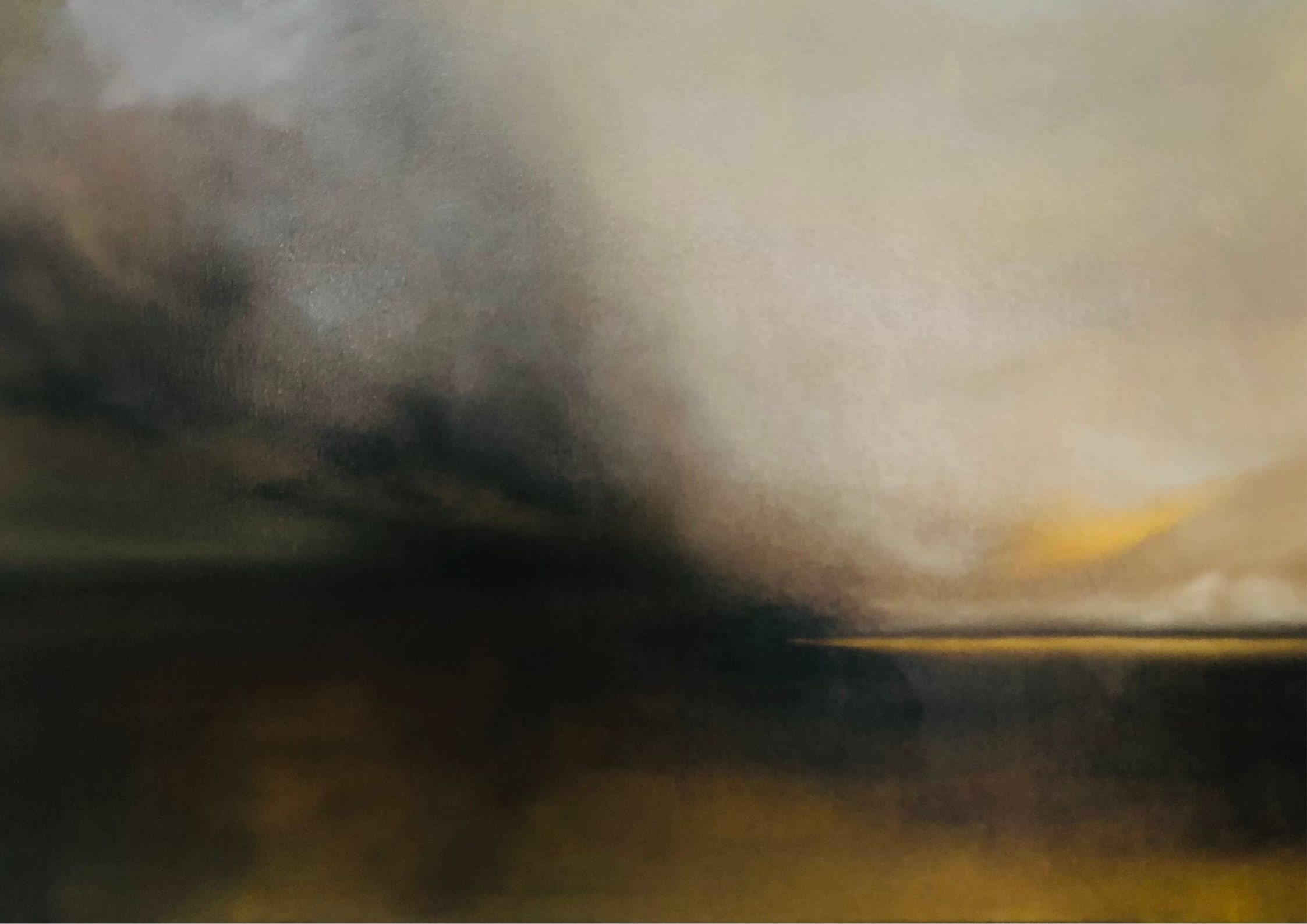Painting - image of golden horizon