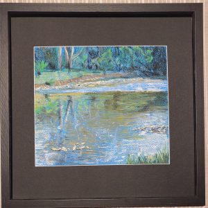 Image of artwork - River Scene, Blue